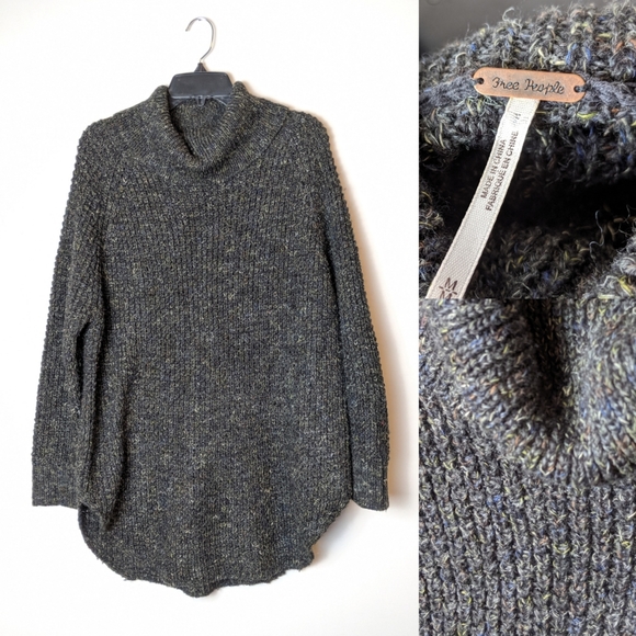 Free People Sweaters - Free people knit turtleneck, women's size medium
